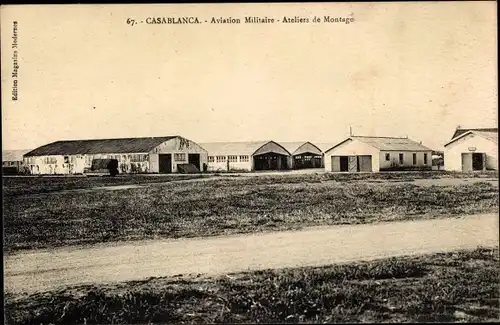 Ak Casablanca Marokko, Aviation Militaire, Ateliers de Montage