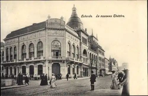 Ak Ostende Westflandern, Le nouveau Theatre