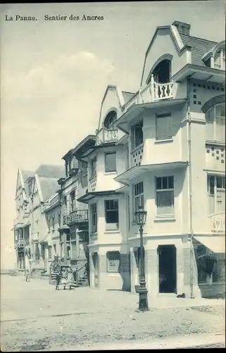 Ak La Panne De Panne Westflandern, Sentier des Ancres