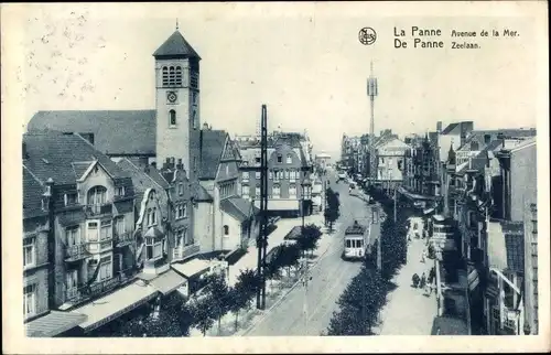 Ak La Panne De Panne Westflandern, Avenue de la Mer