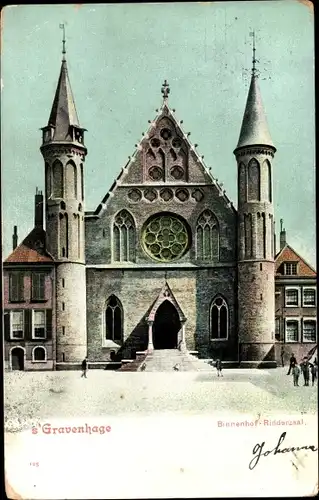 Ak 's Gravenhage Den Haag Südholland, Binnenhof, Ridderzaal