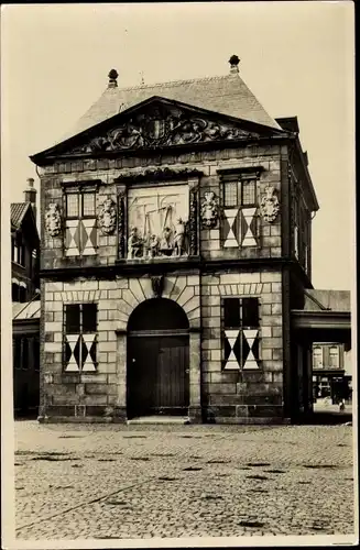 Ak Gouda Südholland Niederlande, Het Waaggebouw