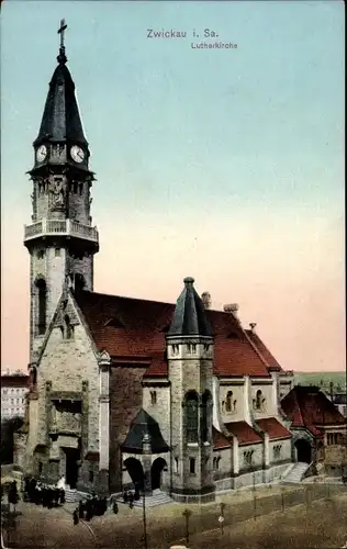 Ak Zwickau in Sachsen, Lutherkirche