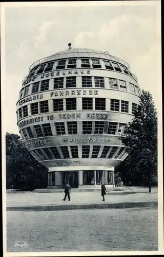 Ak Dresden, Jahresschau Deutscher Arbeit, Kugelhaus