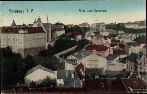 Ak Altenburg in Thüringen, Blick vom Unterturm