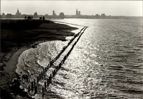 Ak Stralsund in Vorpommern, Blick vom Dänholm