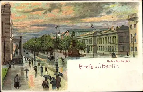 Litho Berlin Mitte, Unter den Linden