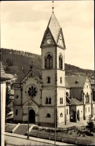 Ak Sonneberg Thüringen, kath. Kirche
