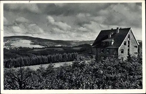 Ak Bergneustadt im Bergischen Land, Jugendherberge an der Aggertalsperre