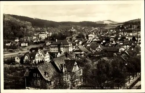 Ak Bad Liebenstein im Thüringer Wald, Blick vom Klinikturm