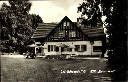 Ak Bad Liebenstein im Wartburgkreis, HO Gaststätte Hubertushof