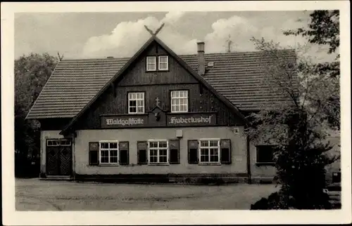 Ak Bad Liebenstein im Thüringer Wald, Waldgaststätte Hubertushof, Außenansicht