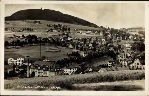 Foto Ak Bärenstein Erzgebirge, Gesamtansicht mit Bärenstein
