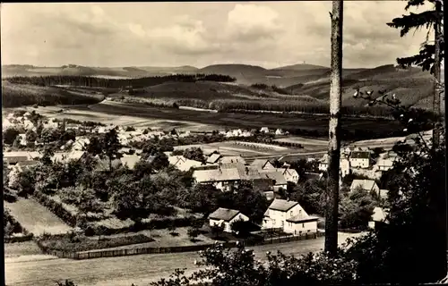 Ak Catterfeld Thüringen, Blick zum Inselsberg, Panorama