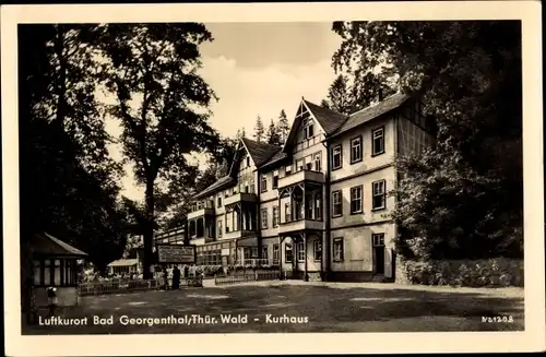 Ak Georgenthal Thüringer Wald, Kurhaus