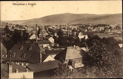 Ak Olbernhau im Erzgebirge, Panorama