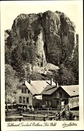 Ak Tambach Dietharz im Thüringer Wald, Falkenstein, Gasthaus