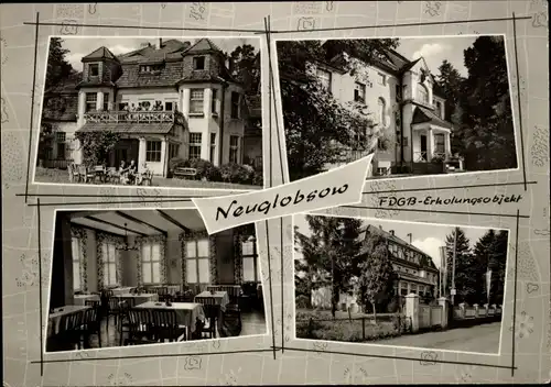Ak Neuglobsow Stechlin Brandenburg, FDGB Erholungsobjekt