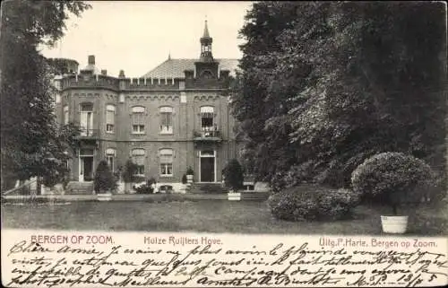 Ak Bergen op Zoom Nordbrabant Niederlande, Huize Ruijters Hove