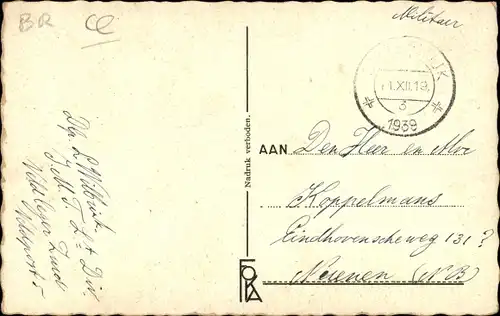 Ak Oisterwijk Nordbrabant Niederlande, Lind met 1000 jarige Linde