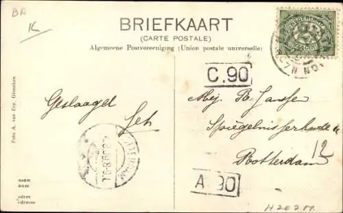 Buchstaben Ak Breda Nordbrabant Niederlande, Detailansichten, Sichelmond