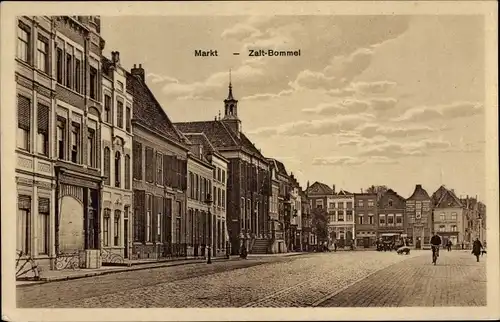 Ak Zaltbommel Gelderland, Markt