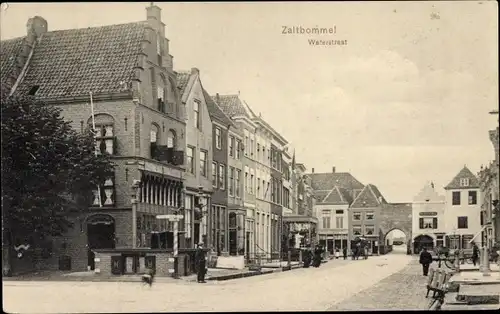 Ak Zaltbommel Gelderland, Waterstraat