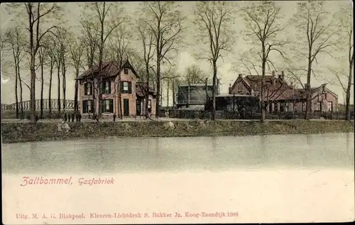 Ak Zaltbommel Gelderland, Gasfabriek
