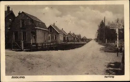 Ak Zuidland Südholland, Kerbweg