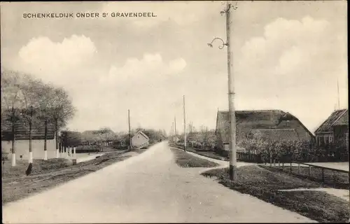 Ak 's Gravendeel Südholland, Schenkeldijk