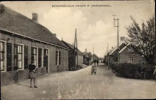 Ak 's Gravendeel Südholland, Schenkeldijk