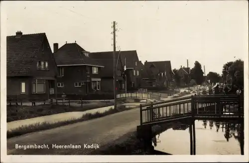 Ak Bergambacht Südholland, Heerenlaan Kadijk