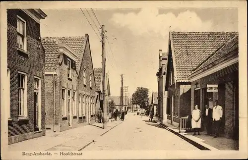 Ak Bergambacht Südholland, Hoofdstraat, Friseur