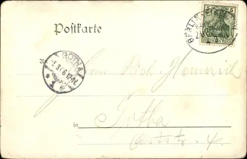 Ak Gerstungen in Thüringen, Gasthaus Deutsches Haus, Außenansicht