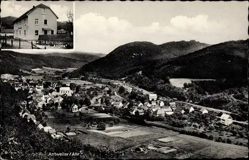 Ak Antweiler an der Ahr, Panorama vom Ort, Pension Angela