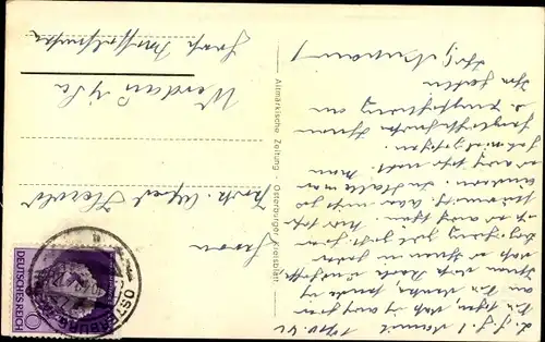 Ak Osterburg in der Altmark, Burgstraße