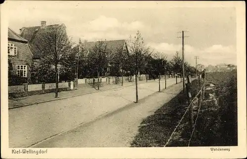 Ak Wellingdorf Kiel in Schleswig Holstein, Wehdenweg