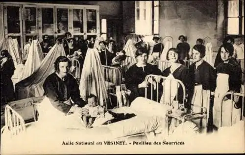 Ak Le Vésinet Yvelines, Asile National, Pavillon des Nourrices