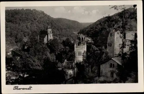 Ak Tharandt im Erzgebirge, Burgruine