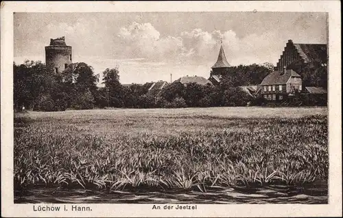 Ak Lüchow im Wendland, Partie an der Jeetzel