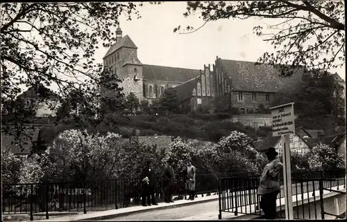 Foto Ak Havelberg in Sachsen Anhalt, Blick zum Dom
