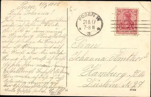 Ak Poznań Posen, Alter Markt mit Hauptwache