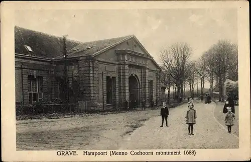 Ak Grave Nordbrabant Niederlande, Hampoort, Kinder