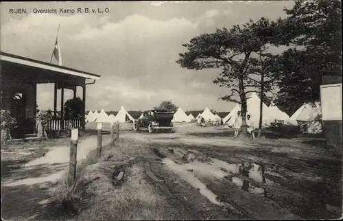 Ak Gilze en Rijen Nordbrabant, Overzicht Kamp R. B. v. L. O.