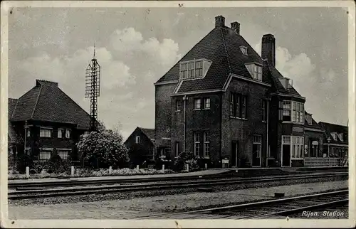 Ak Gilze en Rijen Nordbrabant, Station