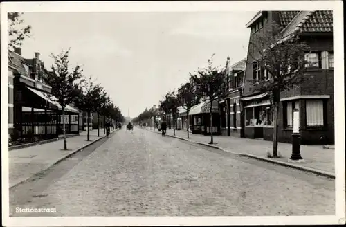 Ak Gilze en Rijen Nordbrabant, Stationstraat