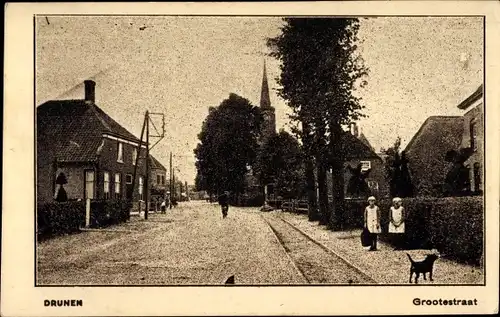 Ak Drunen Nordbrabant, Grootestraat