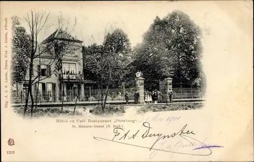 Ak Sint Michielsgestel Nordbrabant Niederlande, Hotel en Café Restaurant Overberg