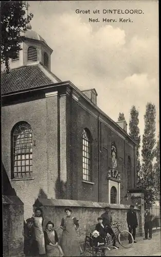 Ak Dinteloord Nordbrabant, Ned. Herv. Kerk