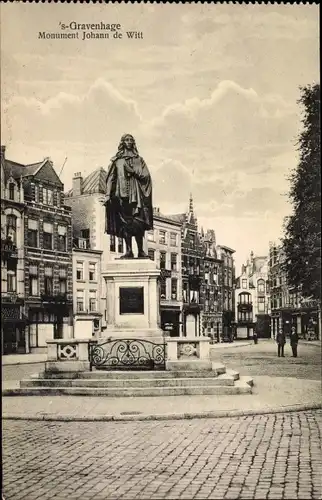 Ak 's Gravenhage Den Haag Südholland, Monument Johann de Witt